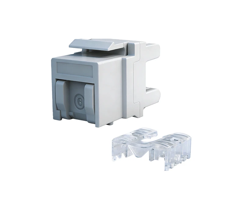 SKJ-F62101-1 Cat.6 RJ45 (8P8C) 180 graus sem blindagem com DustSKJ-F62101-1