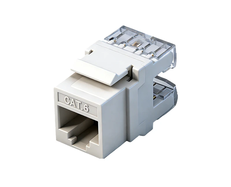 SKJ-F62101 Cat.6 RJ45 (8P8C) 180 graus sem blindagem