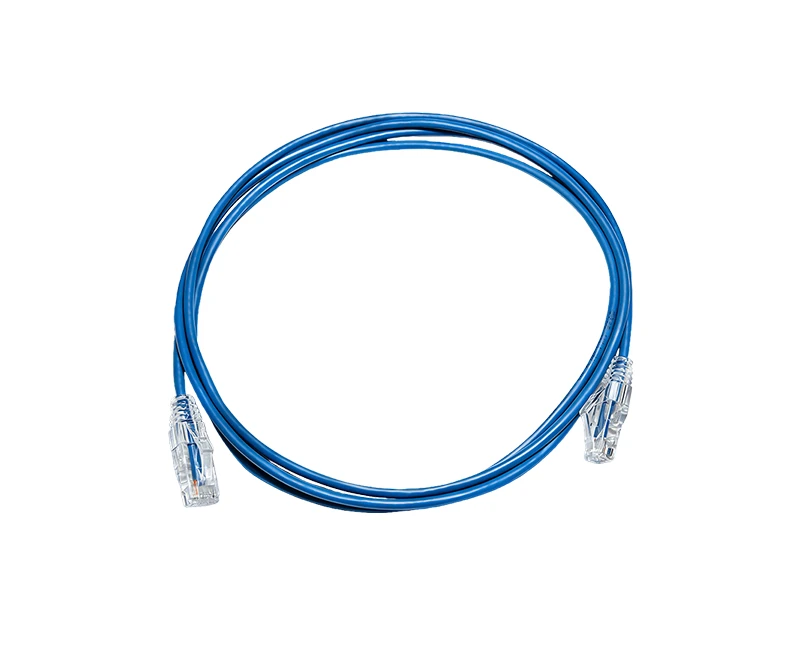 Cabeamento de rede com cabo Ethernet Gigabit RJ45 Slim Cat.5E U/UTP