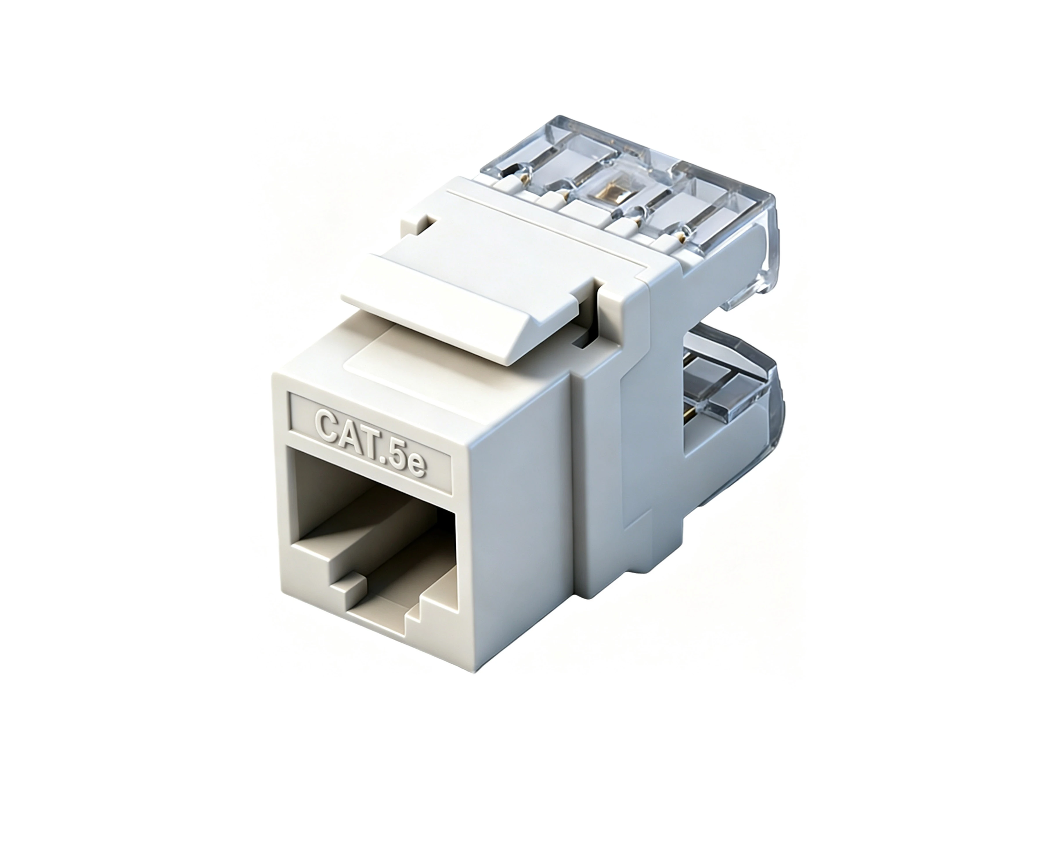 SKJ-F32101 Cat.5e RJ45 (8P8C) 180 graus sem blindagem
