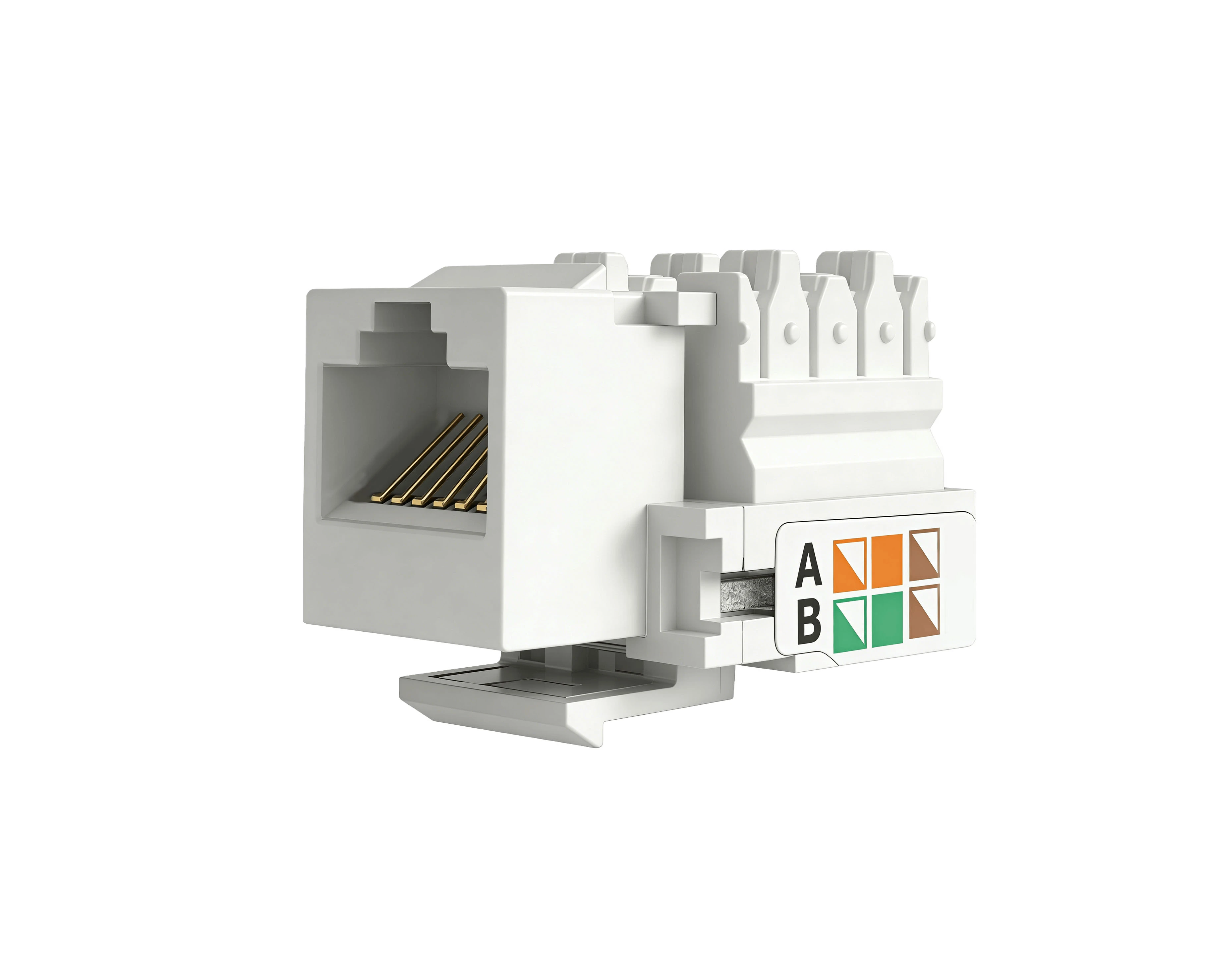 SKJ-130101 Cat.5e RJ45 (8P8C) Dados e amp; Op&ccedil;&otilde;es de voz n&atilde;o blindadas