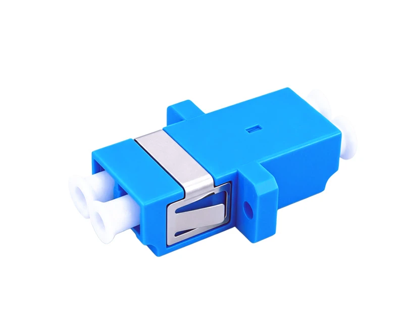 Adaptador de fibra &oacute;ptica Duplex LC/UPC