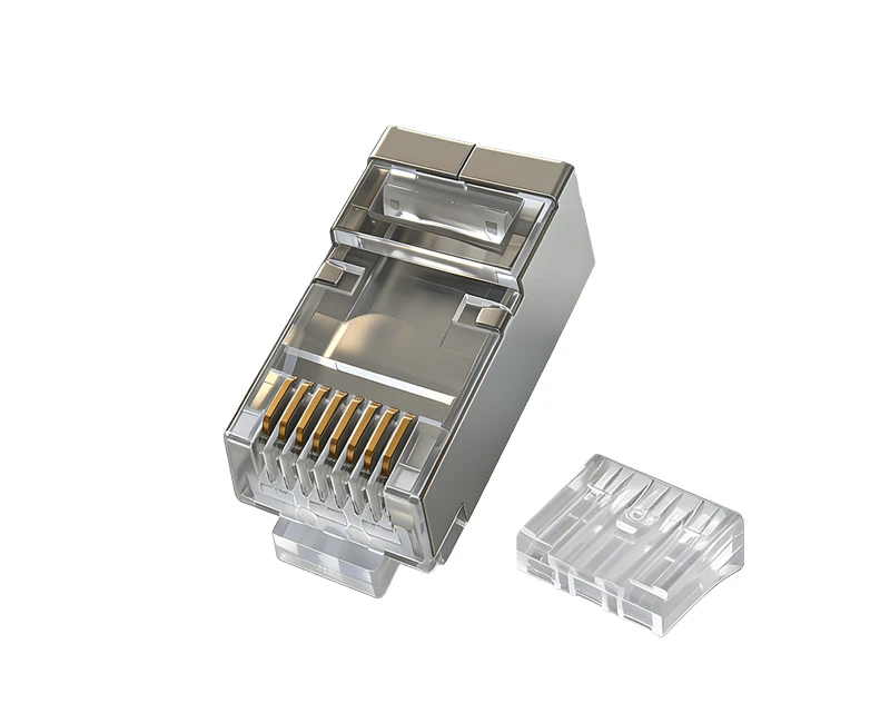 SLF6APG88M03 Cat.6A FTP plugue modular de duas pe&ccedil;as